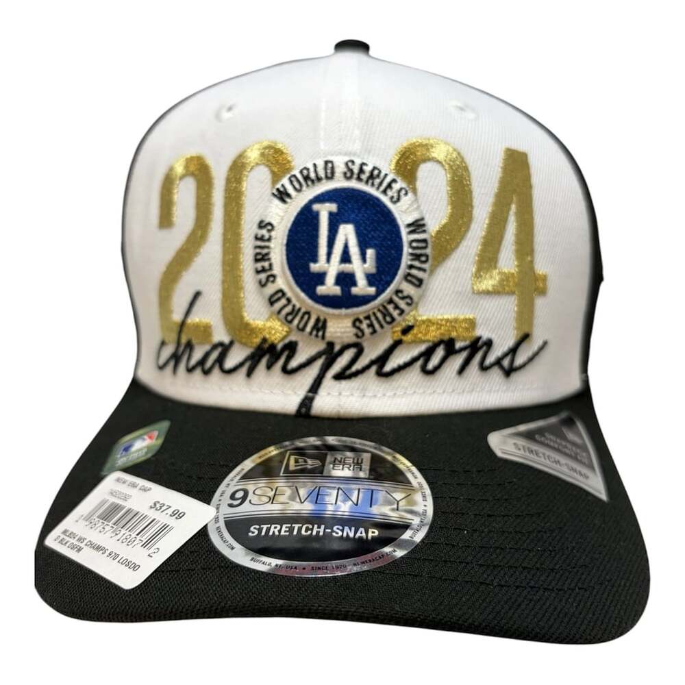 New Era Los Angeles Dodgers 2024 World Series Champions 9SEVENTY Stretch-Snap Ca